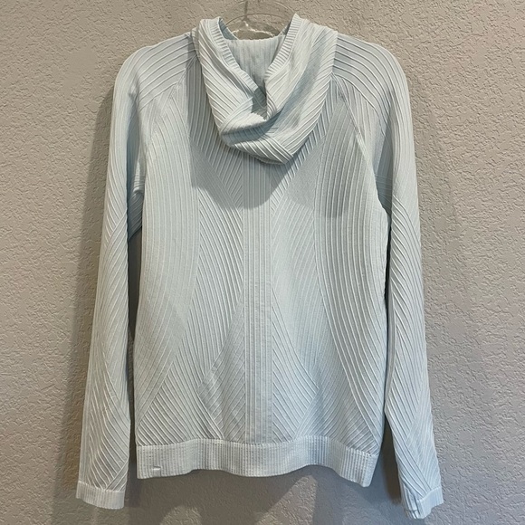 Lululemon Rest Less Hoodie in Aerial Current Sheer Blue - Size 10 - Picture 8 of 12